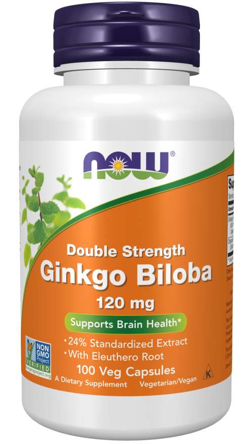Now Gingko Biloba 120mg 100 Veg Caps